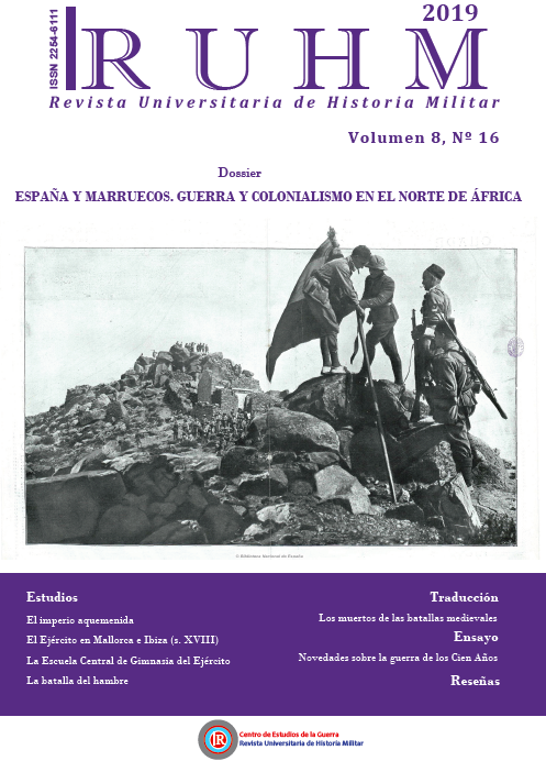 					Ver Vol. 8 Núm. 16 (2019): España y Marruecos: Guerra y colonialismo en los siglos XIX y XX
				